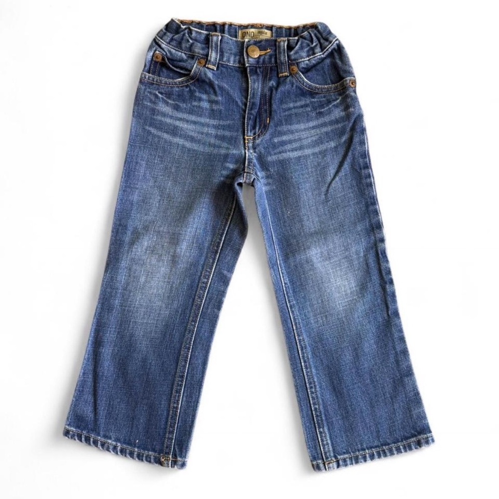 Old Navy Toddler Boy Jeans Size 3T Medium Wash Straight Leg